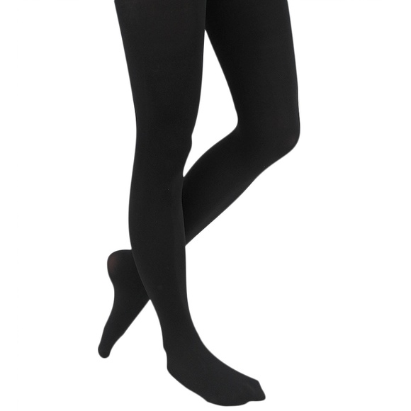 YourTights Super Opaque Black Tights Made in USA - Picture 3 of 6